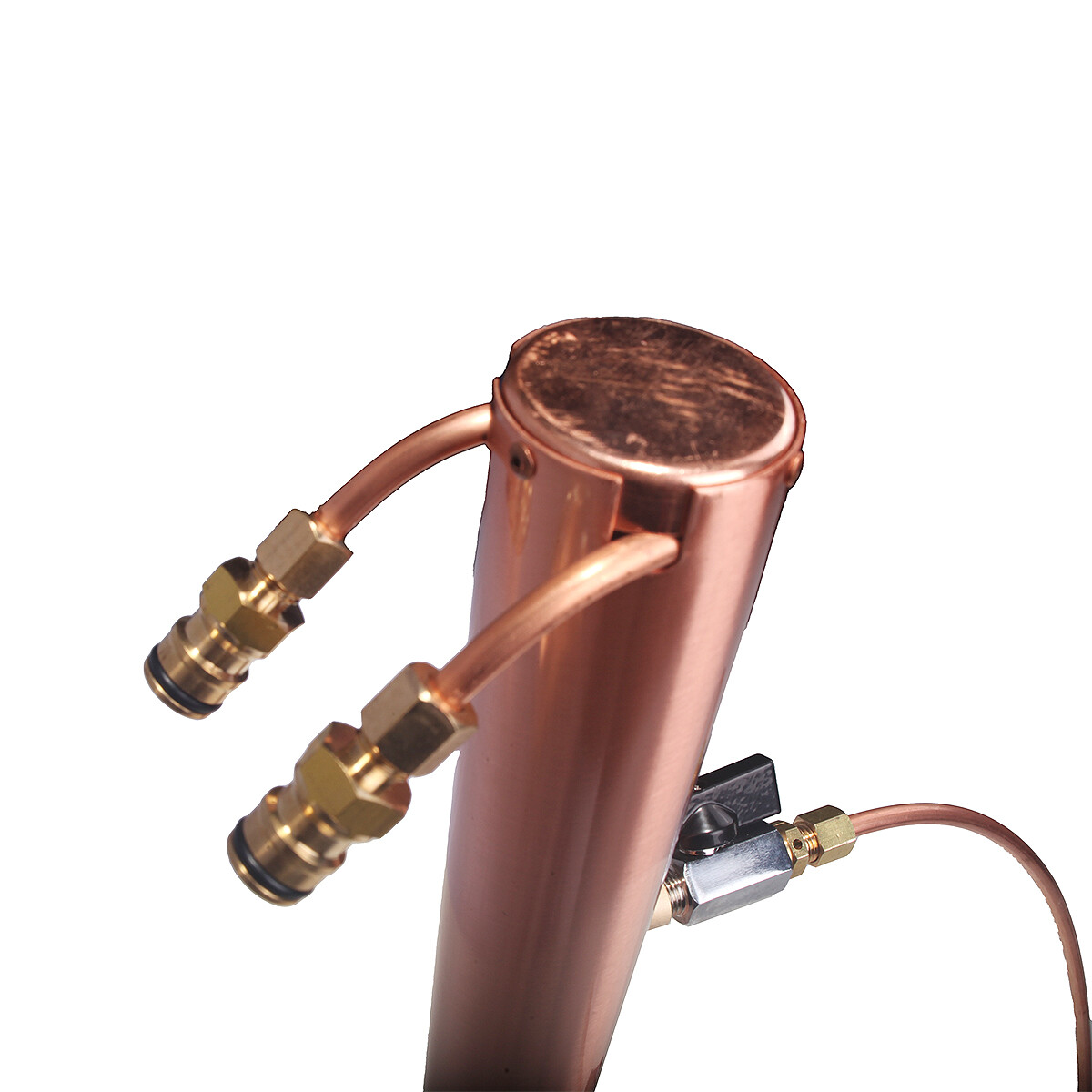 Copper AlcoEngine Reflux Pure Distilling Distillation Condenser Still