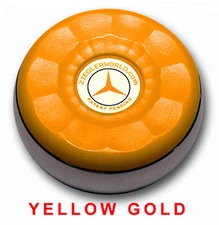 ZIEGLERWORLD TABLE SHUFFLEBOARD PUCKS WEIGHTS - LARGE - YELLOW GOLD