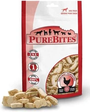 PureBites Freeze Dried Chicken Breast Dog Treats Pack of 3 USA Sourced 3 Oz