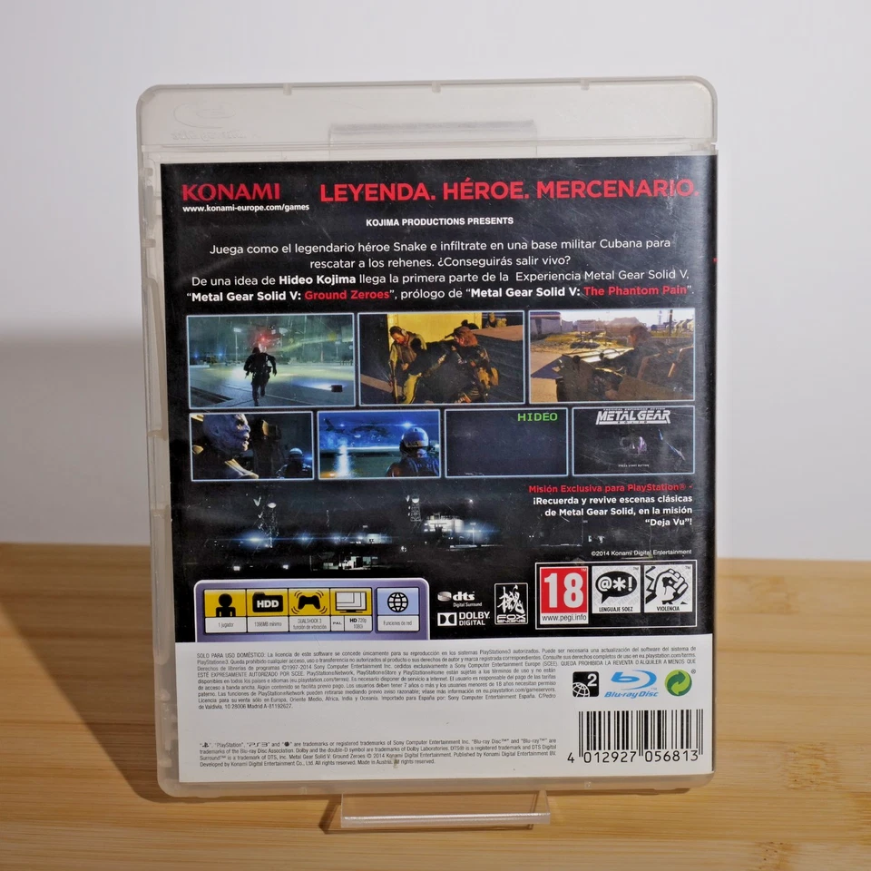 Metal Gear Solid V: Ground Zeroes 5 | PlayStation3 PS3 | PAL España ES Completo, foto 2 de 5
