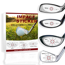 ATTRACTIVE Golf Impact Tape Set, Club Stickers for White 60PCS 