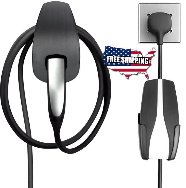 Tesla Charger Holder Wall Mount Cable Organizer For Model 3/S/Y/X