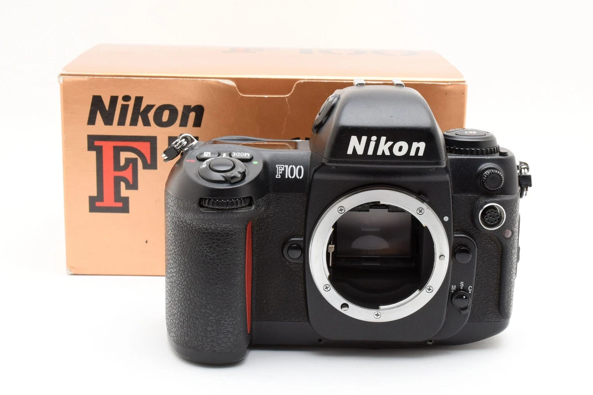 Appareil Photo Nikon F100 Argentique 35 Mm + Objectif AF 28-200 - État Proche Neuf