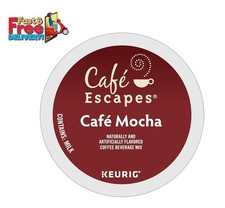 Caf Escapes Caf Mocha Coffee Beverage, Single-Serve Keurig K-Cup Pods, 96 Ct.