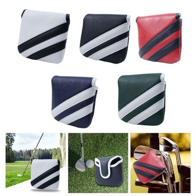 PU Golf Club Headcover für die meisten Putter Sleeve Golf Mallet Putter Head