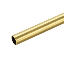 Brass Round Tube 14mm OD 1mm Wall Thickness 200mm Length Pipe Tubing