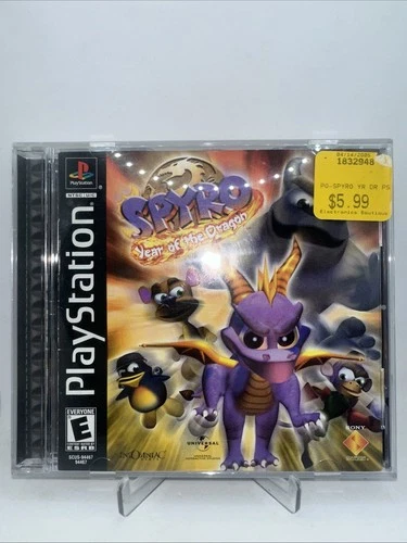 Spyro Year of the Dragon (Sony PlayStation 1) PS1 Complete *Tested&Works*