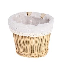 Kids Bike Basket Set, Front Bicycle Bike Baskets for Kids, Hand-Woven Wicker ...