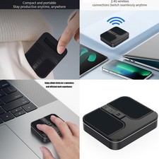 Square Mouse Rechargeable Type C Two Bluetooth-compatible Mode Programmable