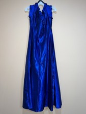 Alfred Angelo Satin Formal Prom Dance Bridesmaid Costume Fantasy Dress Gown