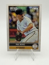 2026 Onyx Vintage Paul Skenes #OV-PASK Pittsburgh Pirates Base Card