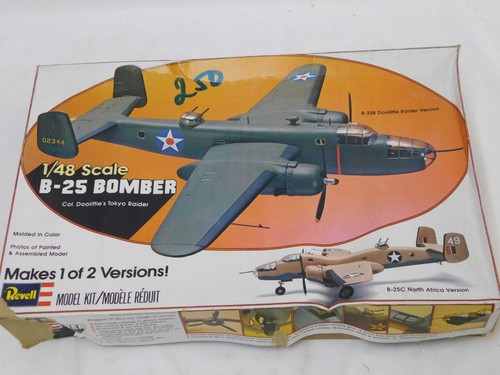 1/48 Monogram Revell B-25 B/C Mitchell Bomber DoLittle Raider Plastic ...
