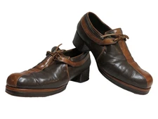 Vintage 70s Mohan's Mens PLATFORM SHOES Quality Leather sz. 11 Pimp Disco Party