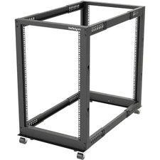 StarTech 18U Open Frame Rack 4 Post 22 to 40" 4POSTRACK18U