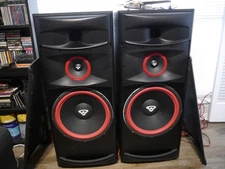 PAIR OF 2  CERWIN-VEGA  XLS-15         15" 3-Way Home Audio Floor Tower SPEACKER