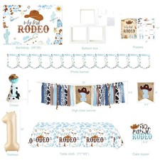 Wild West Cowboy 1st Birthday Party Decorations