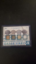 2025 Leaf In The Game Used 4's BABE RUTH, LOU GEHRIG, MICKEY MANTLE, A.JUDGE 4/6