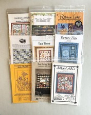 Bundle Of Nine Variety Quilt Patterns With A Variety Of Techniques