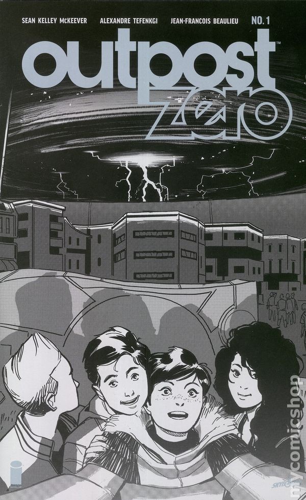 Outpost Zero Ashcan #1 FN 2018 Stock Image