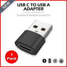 B2G1 FREE USB to USB C Adapter Type-C Female to A Male OTG Converter Car Charger