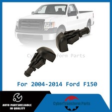 2PCS For 2004-2014 Ford F150 Windshield Wiper Washer Spray Jet Nozzle