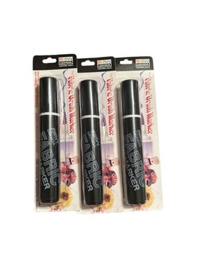 Uchida - Fabric Brush Marker  Black Art Pens Set Of 3 New Sealed Japan