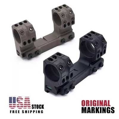 3MTACTICAL-OPTICS 34mm Tube SP-4002 Solid 0MIL 0MOA Scope Mount 38mm 1.5inch Height with Surfaces