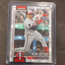 Topps 2025 Series 1 Ryan Jeffers Parallel #339 Minnesota Twins Baseball Card