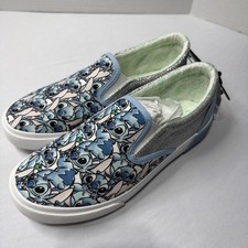 Disney Stitch womens Slip On Skater Sneakers Size 6 New