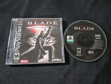Blade (Sony PlayStation 1 PS1, 2000) CIB Complete Black Label Very Rare Tested!