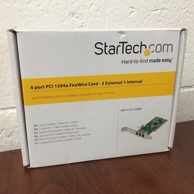 StarTech 4-Port PCI 1394a FireWire Adapter Card
