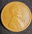 1911 Lincoln Cent Wheat Penny *No Mint Mark