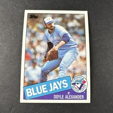 1985 Topps Doyle Alexander Toronto Blue Jays #218