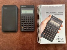 Hewlett Packard HP 42S RPN Scientific Calculator w/case and manual, orig. owner