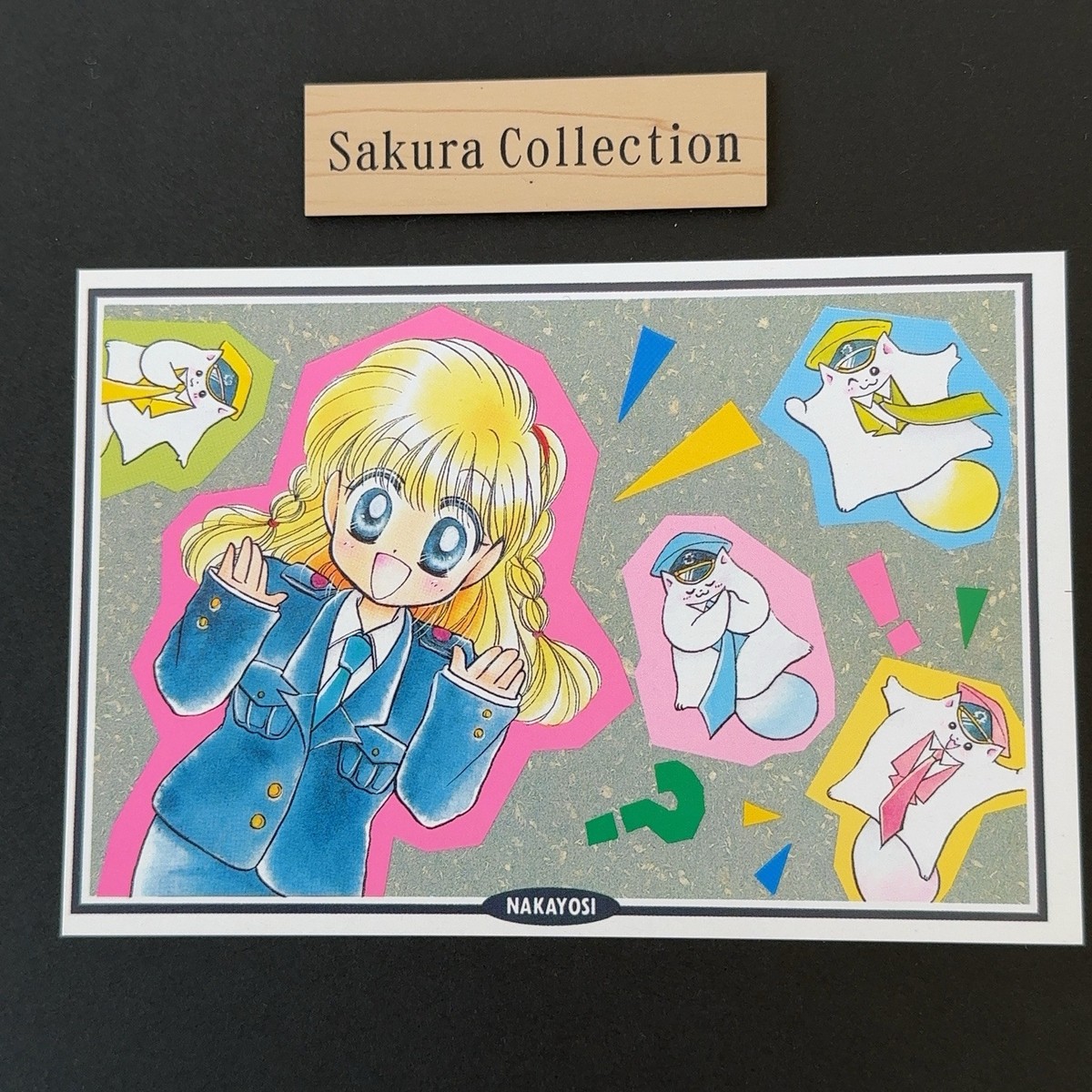 Vintage Postcard Manga illustration By Mika Kawamura Card