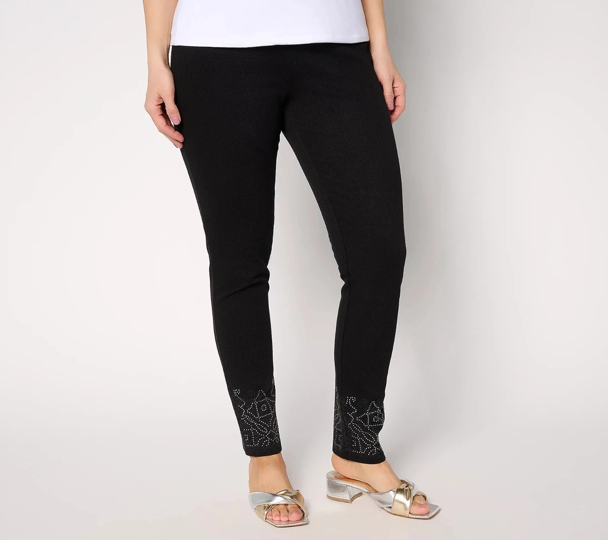 RENEE GREENSTEIN NWT WOMEN WITH CONTROL SLIMING PRINT JEANS 2