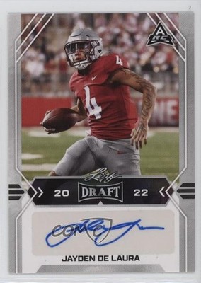 2022 Leaf Draft Jayden De Laura #BA-JDL Auto jg5