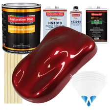 Fire Red Pearl Premium Gallon Kit URETHANE BASECOAT Car Auto Paint Kit