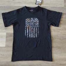 NWT Realtree Edge Men's Graphic T-Shirt Black Size M