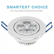 4/10PC Dimmable LED Recessed Ceiling Light Downlight Spotlight Home Decor 110V