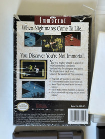 The Immortal (Nintendo NES, 1990) Complete CIB w/ Protective Case