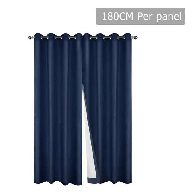 Blue Blackout Window Curtains & Drapes