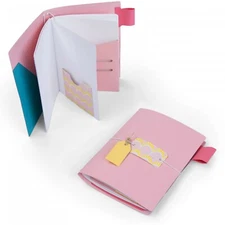 Sizzix Travelers Notebook Pages & Pockets  #663627 Bigz XL MSRP $39.99 Lizardi