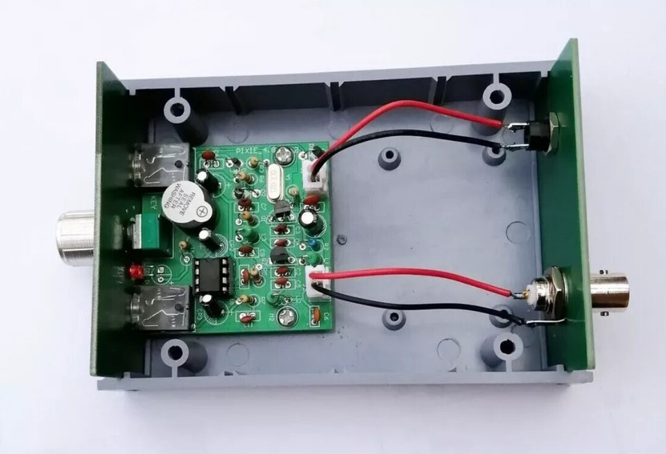 Updated DIY S-PIXIE CW QRP Shortwave HF Radio Transceiver KITS 7.023Mhz ...