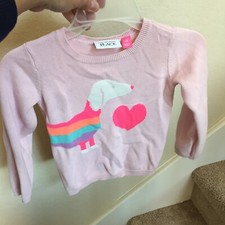 The Childrens Place Girls Sweater Pink 4