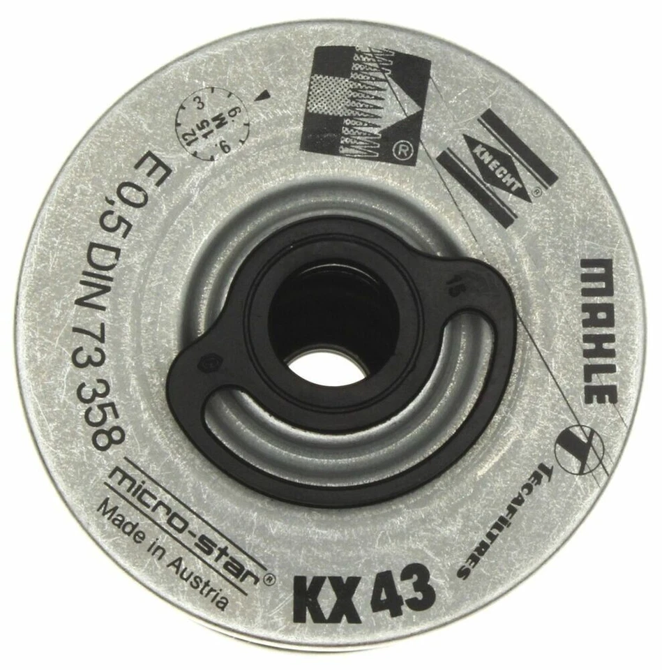 Elemento de filtro de combustible MAHLE KX 43 para 54-73 180D 190DB 190DC 200D 220D Foto 4 de 4