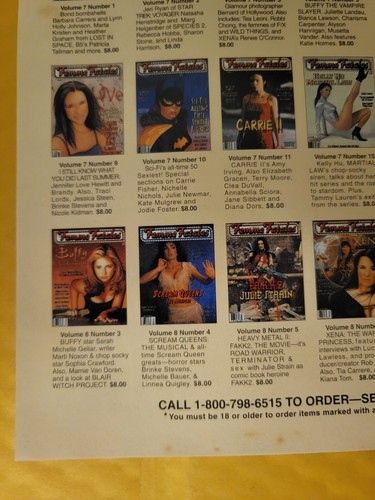 Femme Fatales 1992 CFQ Media, Many available, Pick yours. Excellent condition! - Picture 650 of 698