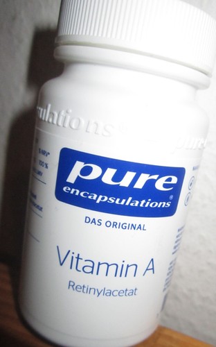PURE ENCAPSULATIONS Vitamin A Retinylacetat 60 Veggie Kapseln - Bild 4 von 4