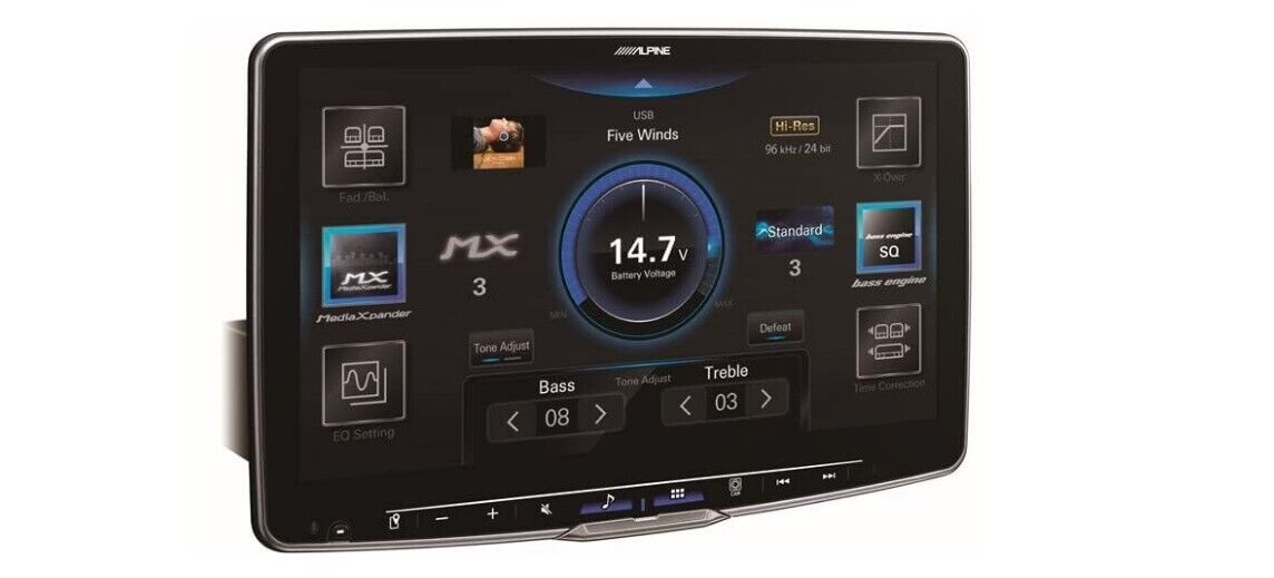 Alpine DAF11Z 11-inch floating display audio W/Box from Alpine DAF11Z 11-inch floating display audio W/Box from