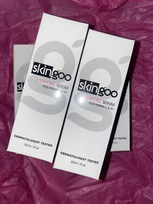 Unopened Skingoo Stem Cell Serum with Vitamin C & B3 Dermatologist Tested 30ml